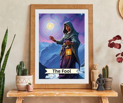 The Fool Tarot Puzzle: Mystical Meditation Jigsaw Puzzle