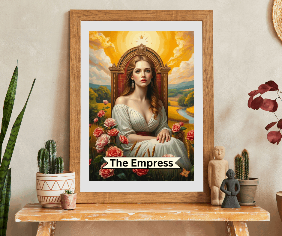 The Empress Tarot Jigsaw Puzzle: Art Lover Gift, Family Game Night Puzzle The Puzzle Chest