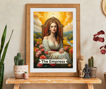 The Empress Tarot Jigsaw Puzzle: Art Lover Gift, Family Game Night
