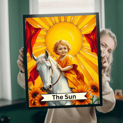 Sunshine Horse Puzzle - Tarot Card Style Jigsaw Game Ideal for Holiday or Birthday Gift, Mindfulness Activity, Family Game Night, Solo Fun Puzzle The Puzzle Chest