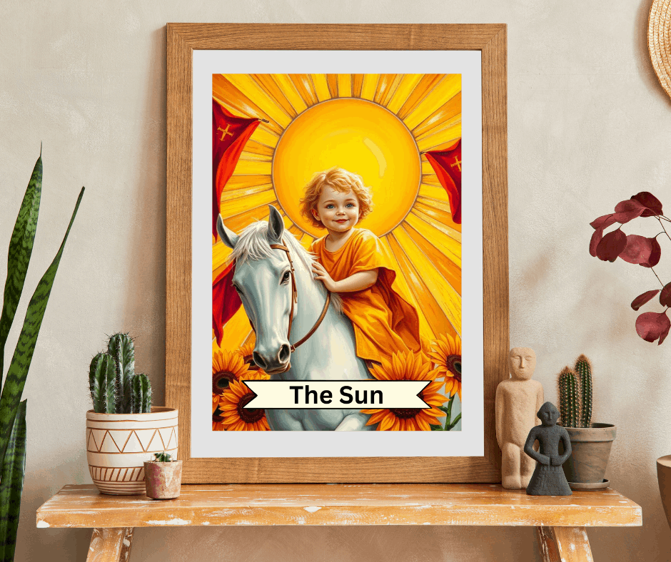 Sunshine Horse Puzzle - Tarot Card Style Jigsaw Game Ideal for Holiday or Birthday Gift, Mindfulness Activity, Family Game Night, Solo Fun Puzzle The Puzzle Chest
