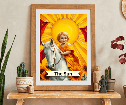 Sunshine Horse Puzzle - Tarot Card Style Jigsaw Game Ideal for Holiday or Birthday Gift, Mindfulness Activity, Family Game Night, Solo Fun Puzzle The Puzzle Chest