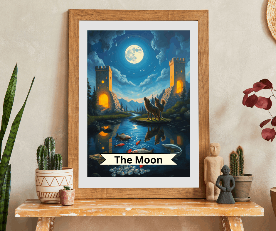 The Moon Jigsaw Puzzle - Tarot Style Moonlit Castle, 110-1014 Piece Ideal for Family Game Night, Puzzle Lover Gift, Mindfulness Activity Puzzle The Puzzle Chest