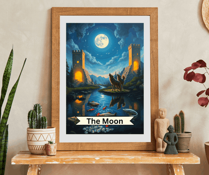 The Moon Jigsaw Puzzle - Tarot Style Moonlit Castle, 110-1014 Piece Ideal for Family Game Night, Puzzle Lover Gift, Mindfulness Activity Puzzle The Puzzle Chest