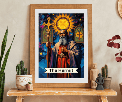 Mystical Hermit Puzzle - Tarot Card Style Art, Meditation Activity Holiday Birthday Gift for Puzzle Lovers, Mindfulness and Relaxation Puzzle The Puzzle Chest