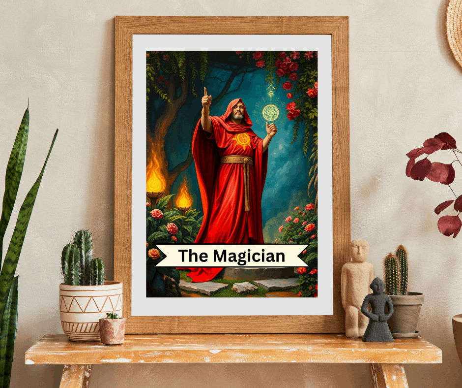 Mystical Magician Puzzle - Tarot Card Style 110-1014 Piece Jigsaw, Gift for Magic Lovers, Unique Home Decor, Family Fun, Mindful Activity Puzzle The Puzzle Chest