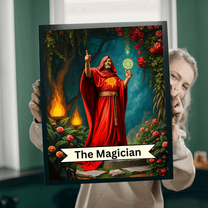 Mystical Magician Puzzle - Tarot Card Style 110-1014 Piece Jigsaw, Gift for Magic Lovers, Unique Home Decor, Family Fun, Mindful Activity Puzzle The Puzzle Chest