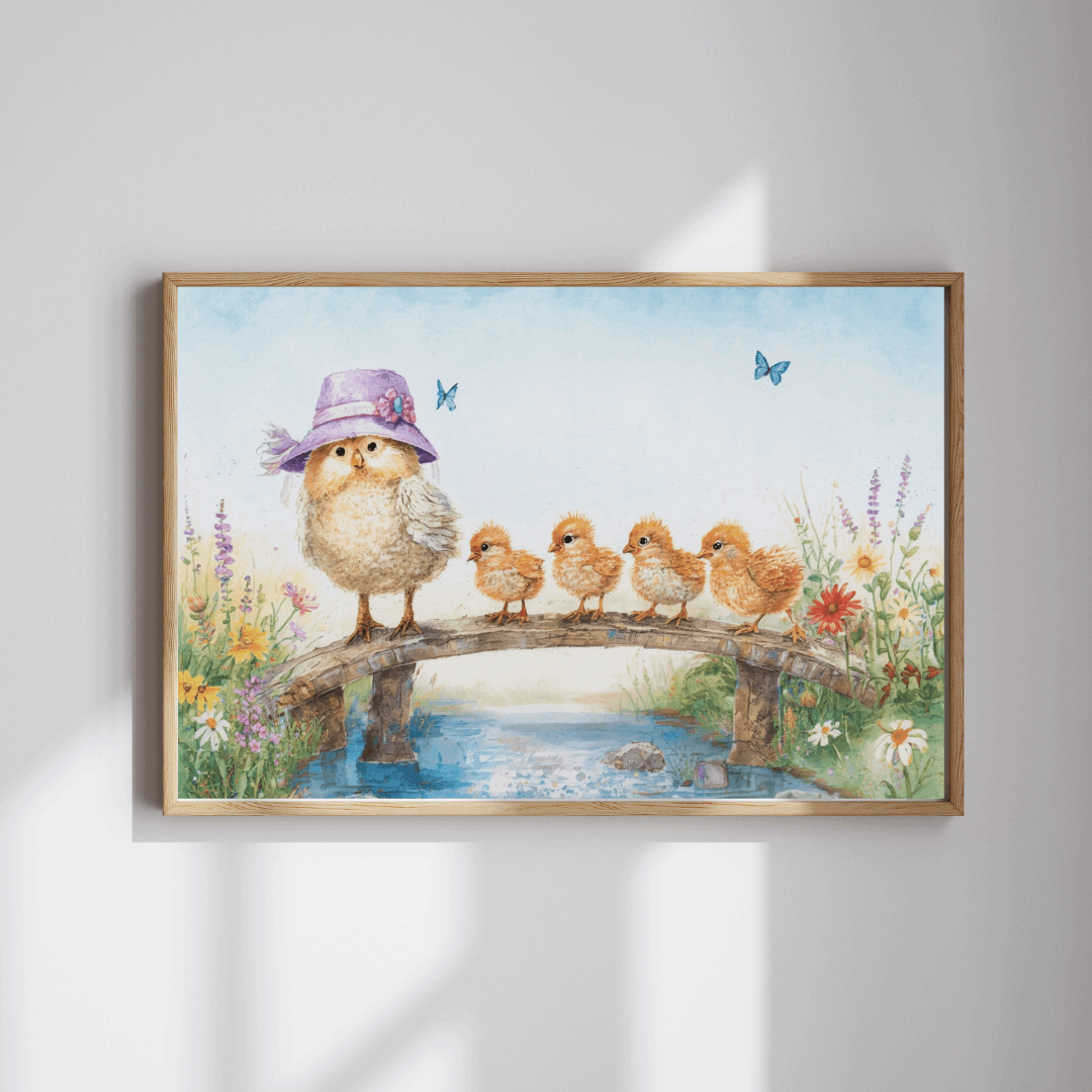 Great Chicken Parade Jigsaw Puzzle - Chick Family Marching, Ideal Game for Family Activity, Holiday Birthday Gift for Friend, Brain Teaser Puzzle The Puzzle Chest
