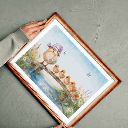 Great Chicken Parade Jigsaw Puzzle - Chick Family Marching, Ideal Game for Family Activity, Holiday Birthday Gift for Friend, Brain Teaser Puzzle The Puzzle Chest