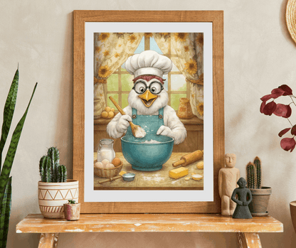 Chicken Chef Jigsaw Puzzle, Bird Puzzle Ideal for Fun Family Activity, Gifts for Puzzle Lovers, Home Entertainment, Brain Teaser Puzzle The Puzzle Chest