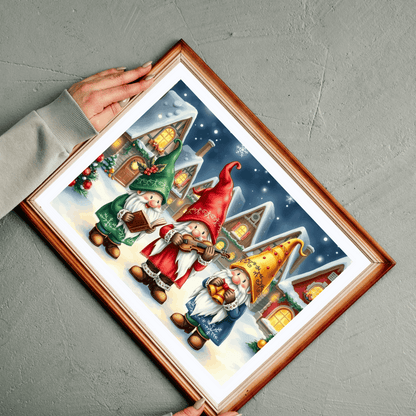Christmas Gnome Puzzle - Festive Winter Holiday Jigsaw Puzzle Puzzle The Puzzle Chest