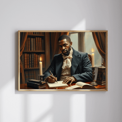Victorian Afro-American Businessman Jigsaw Game, African American Art Puzzle The Puzzle Chest
