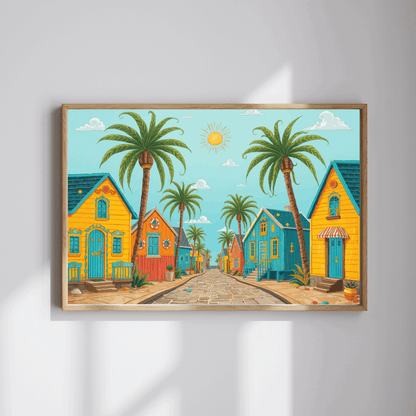 Beach House Village Puzzle - Seaside Town Jigsaw Game Puzzle The Puzzle Chest