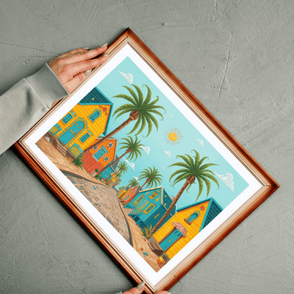 Beach House Village Puzzle - Seaside Town Jigsaw Game Puzzle The Puzzle Chest