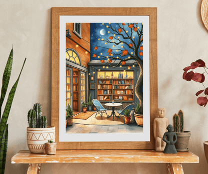 Autumn Evening Bookstore Jigsaw Puzzle Gift for Adults, Friends, Bookworms, Puzzle Lovers Puzzle The Puzzle Chest