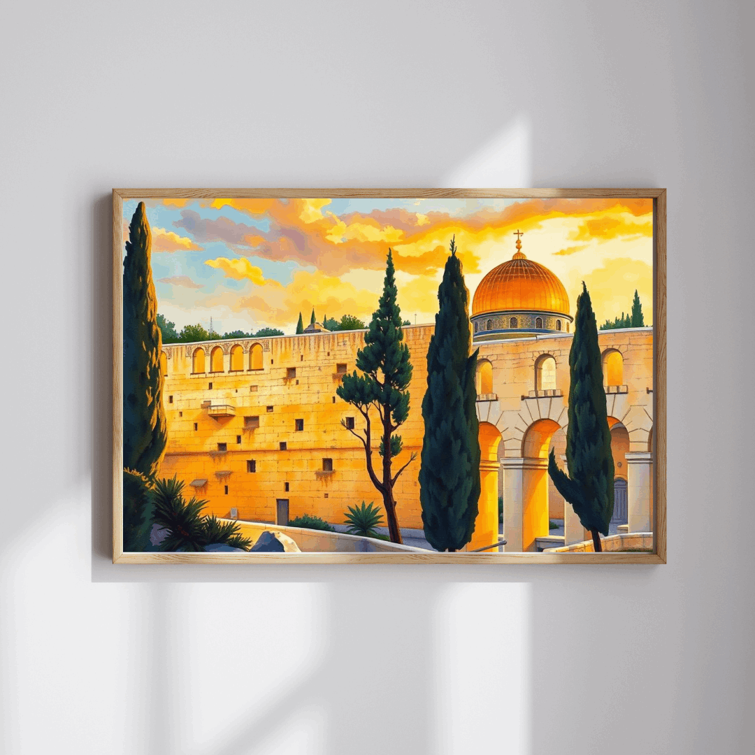 Western Wall Jigsaw Puzzle of Historic Landmark in Jerusalem Israel Puzzle The Puzzle Chest