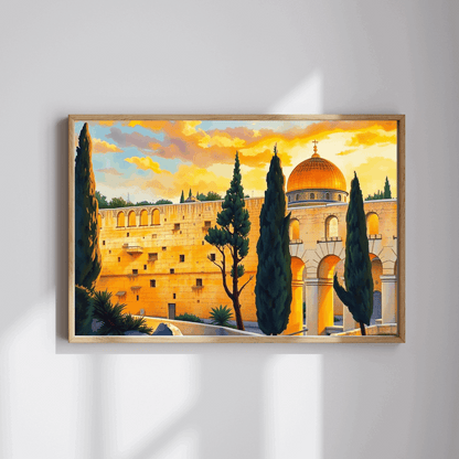 Western Wall Jigsaw Puzzle of Historic Landmark in Jerusalem Israel Puzzle The Puzzle Chest