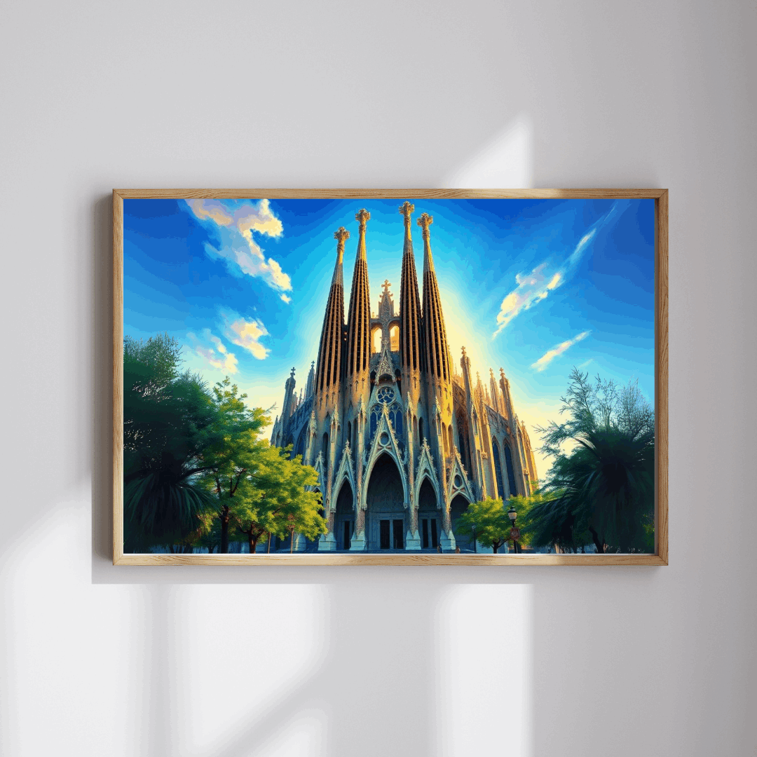 Sagrada Familia Puzzle, Famous Landmark Iconic Barcelona Church, Travel-inspired Jigsaw Puzzle The Puzzle Chest