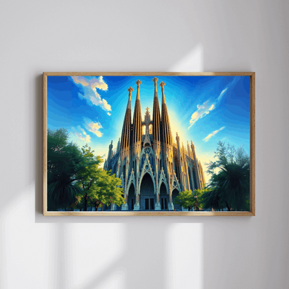 Sagrada Familia Puzzle, Famous Landmark Iconic Barcelona Church, Travel-inspired Jigsaw Puzzle The Puzzle Chest
