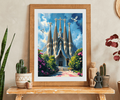 Sagrada Familia Puzzle - Barcelona Spain Landmark, Gaudi Architecture Monument Puzzle The Puzzle Chest