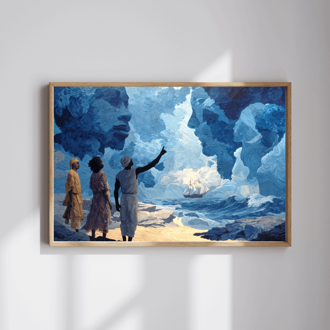 Ancestral Voyage Jigsaw Puzzle: Black Art, Afrocentric Artwork Puzzle The Puzzle Chest