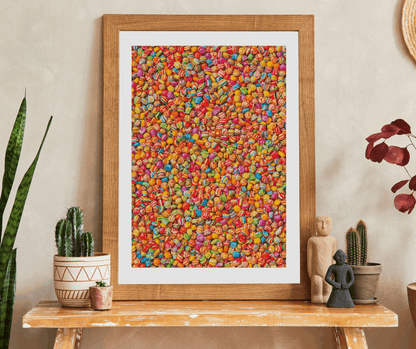 Candy Lovers Collage Jigsaw Puzzle - Bright Overlapping Sweet Treats for a Fun Food Puzzle Puzzle The Puzzle Chest