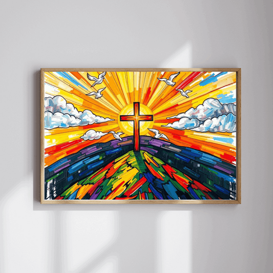 Faith-Inspired Cross Jigsaw Puzzle for Spiritual Reflections, Family Game Nights, Holiday Birthday Gift for Christians, Brain Teaser Puzzle The Puzzle Chest