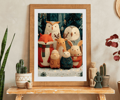 Cozy Animal Friends Jigsaw Puzzle for Family Fun, Holiday Gift, Winter Decor, Home Entertainment, Brain Teaser Puzzle The Puzzle Chest