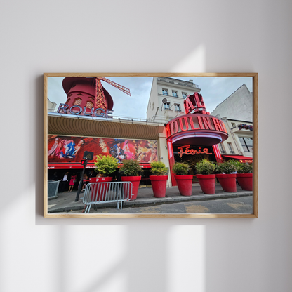 Moulin Rouge Jigsaw Puzzle - Famous French Landmark, Paris France Architecture, Realistic View Puzzle The Puzzle Chest
