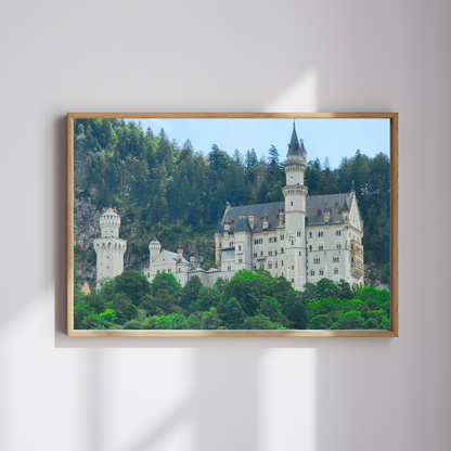 Neuschwanstein Castle Jigsaw Puzzle - Historical Landmark, Germany Bavarian Landscape Realistic Summer View, Alps German Architecture Puzzle The Puzzle Chest