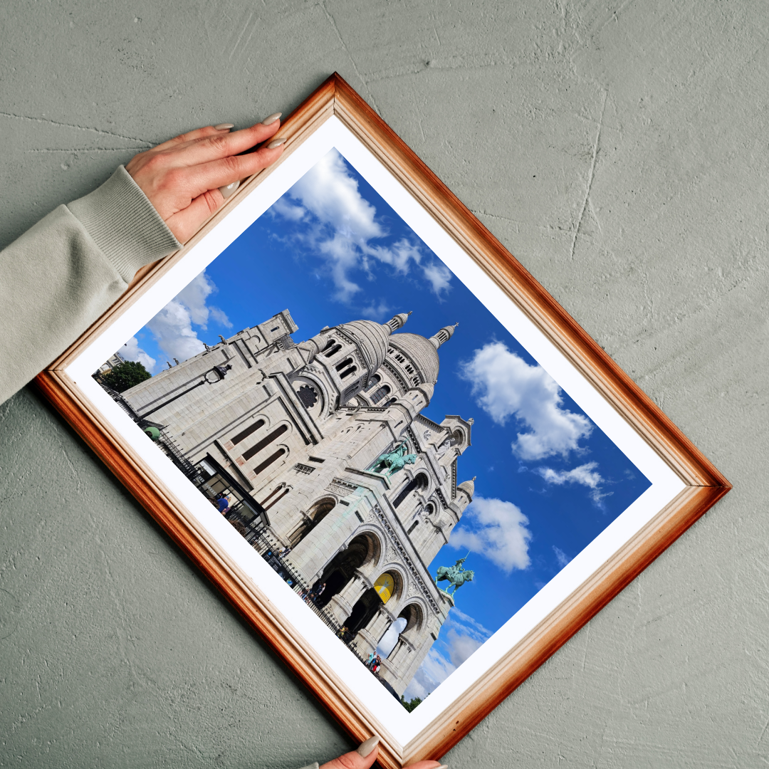 Sacre-Coeur Basilica Jigsaw Puzzle - Famous French Landmark Paris France, Romano-Byzantine Architecture Puzzle The Puzzle Chest