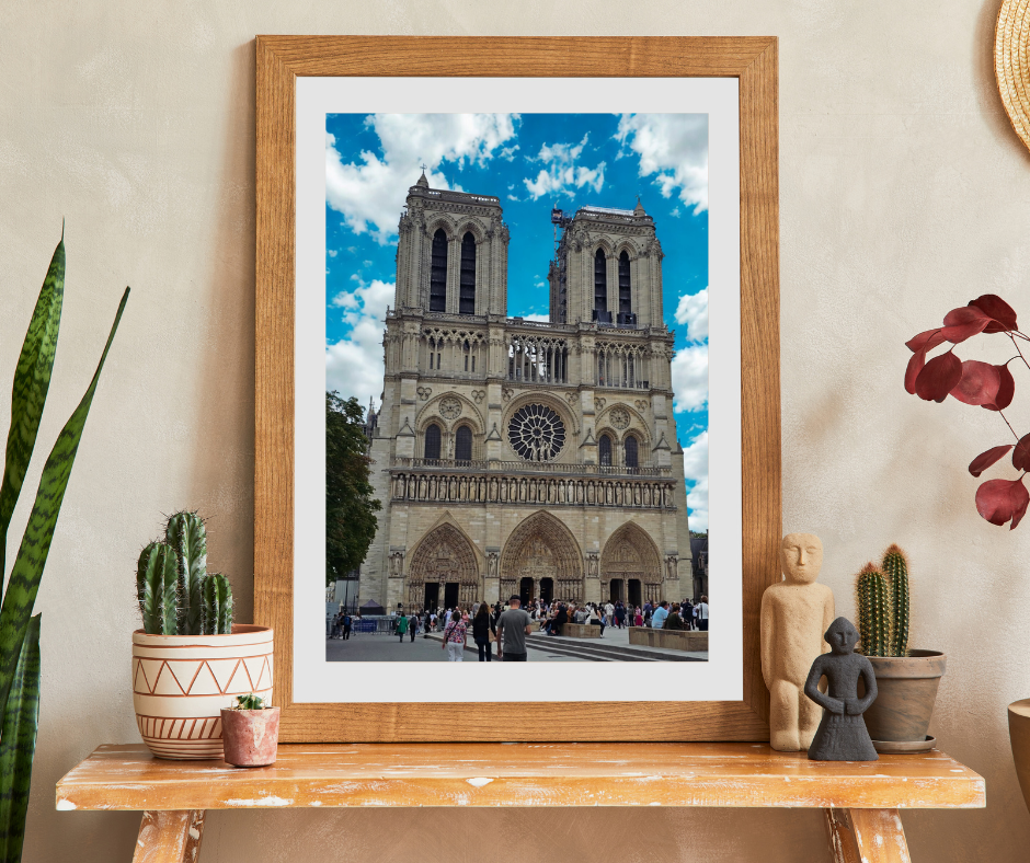 Notre Dame Cathedral Jigsaw Puzzle - Realistic Historical Landmark, Paris France Famous Monument Church, French Gothic Architecture Puzzle The Puzzle Chest