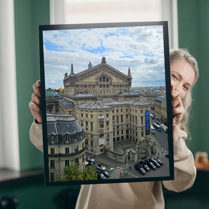 Palais Garnier Courtyard Jigsaw Puzzle - Opera House Paris France, French Architecture, Realistic Historical Landmark Puzzle The Puzzle Chest