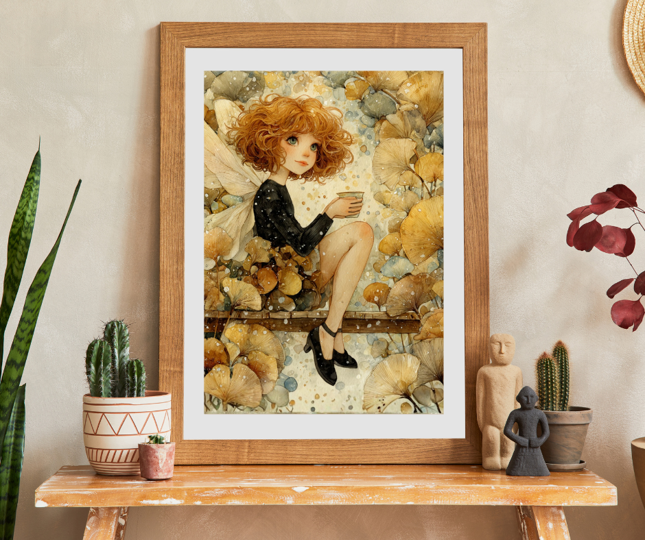 Misty Forest Fairy Jigsaw Puzzle - Enchanted Autumn Fairy Watercolor Woodland Bridge Fantasy Art Puzzle The Puzzle Chest