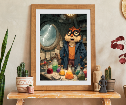 Squirrel Scientist Jigsaw Puzzle - Animal Science-Themed Puzzle, Perfect Gift for Kids, Family Game Night Puzzle The Puzzle Chest