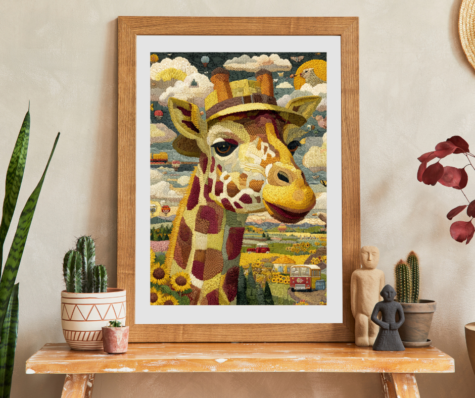 Giraffe Jigsaw Puzzle, Fun Family Activity, Gift for Friends, Home Decor, Relaxing Hobby, Puzzle Lovers Puzzle The Puzzle Chest