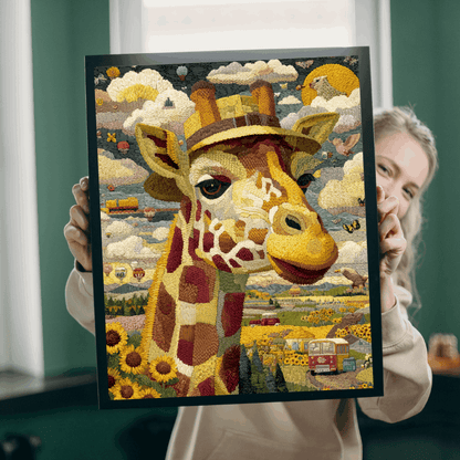 Giraffe Jigsaw Puzzle, Fun Family Activity, Gift for Friends, Home Decor, Relaxing Hobby, Puzzle Lovers Puzzle The Puzzle Chest