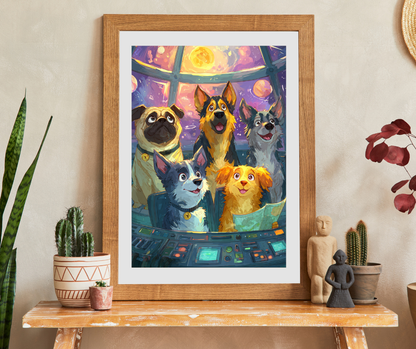 Cosmic Canine Puzzle for Dog Lovers - Space Adventure Animal Jigsaw Puzzle for Adults, Teens and Seniors Puzzle The Puzzle Chest