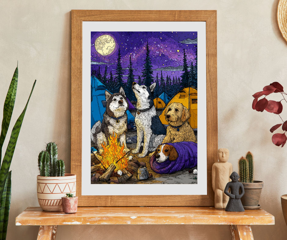 Dog Crew Camping Trip Jigsaw Puzzle, Canine Puzzle for Adults and Kids, Animal Themed Game, Gift for Dog Moms Puzzle The Puzzle Chest