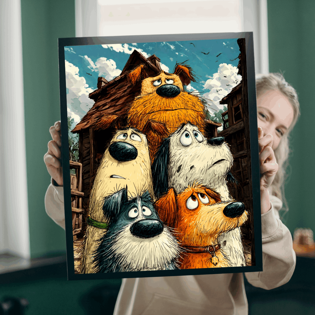 Dog Lovers Puzzle - Animal Themed Jigsaw, Dog Art Game for Fun Family Activity, Gifts, Puzzle for Kids and Adults Puzzle The Puzzle Chest