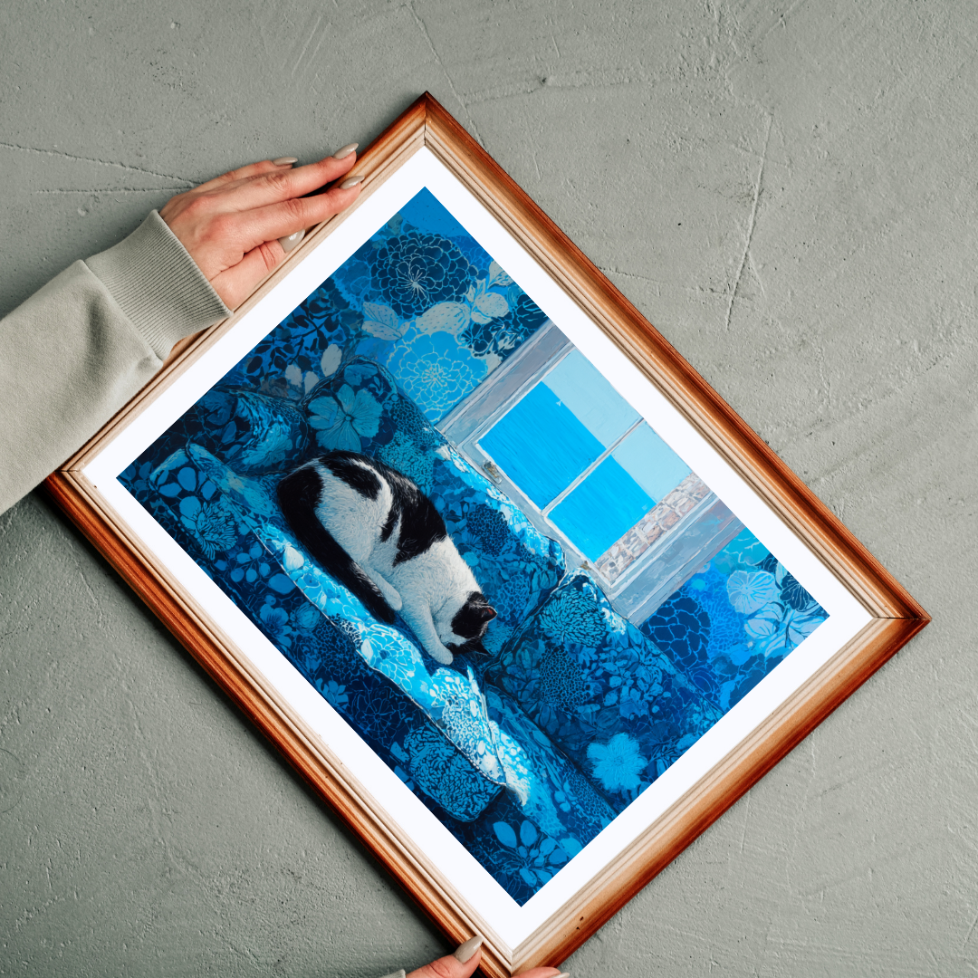 Matisse’s Dream Cat – Seaside Fauvist Cat Jigsaw Puzzle, Animal Theme Artistic Puzzle for Adults Puzzle The Puzzle Chest