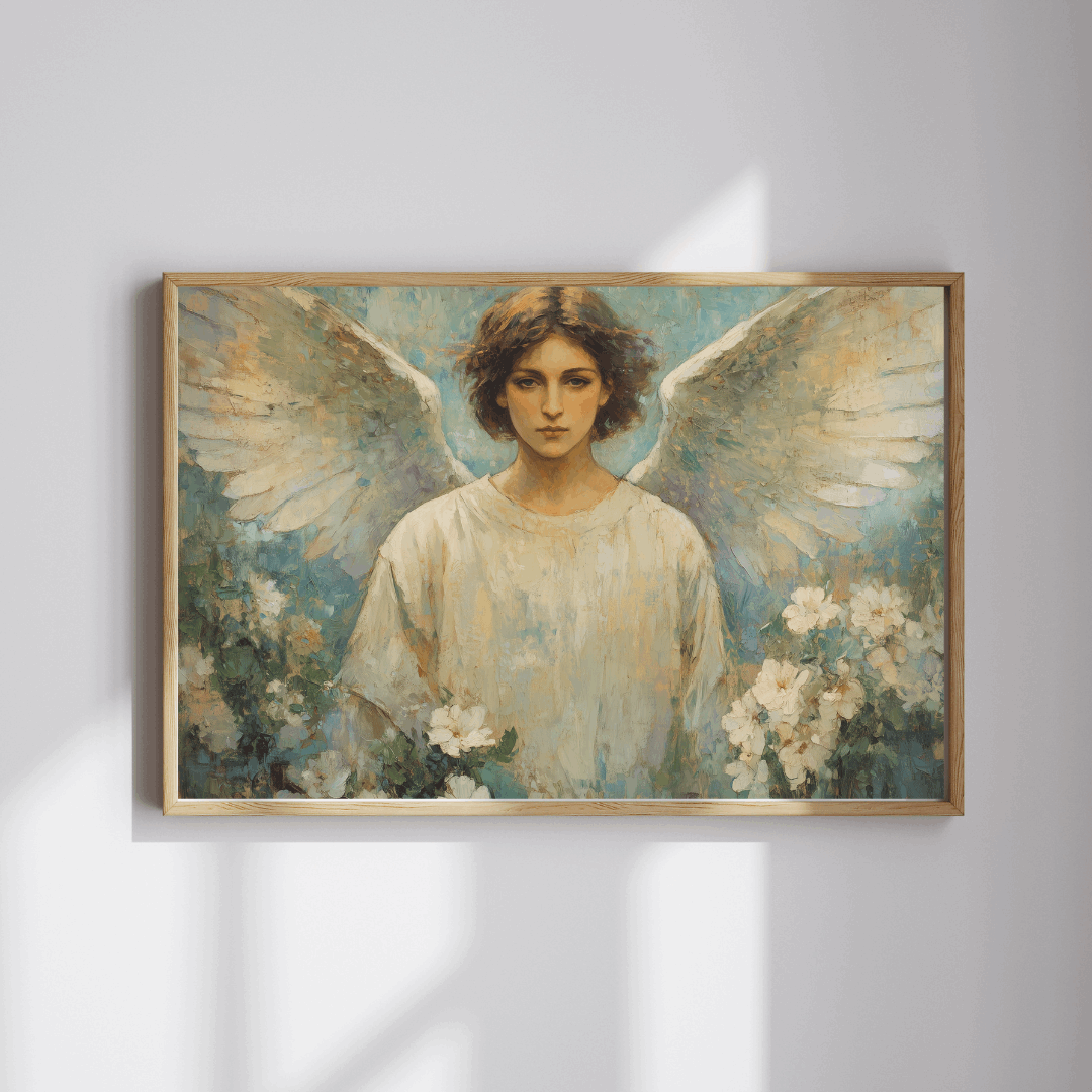 Angel Portrait Puzzle | Religious Art Jigsaw Game, Christian
