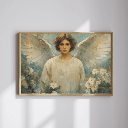 Angel Portrait Puzzle | Religious Art Jigsaw Game, Christian