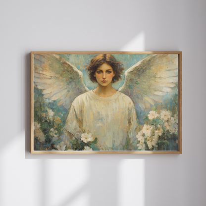 Angel Portrait Puzzle | Religious Art Jigsaw Game, Christian