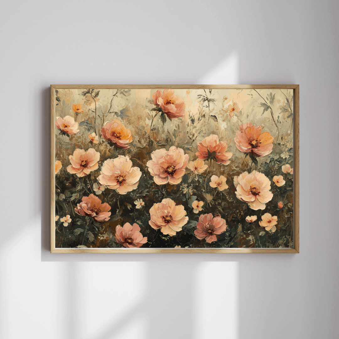 Vintage Floral Jigsaw Puzzle — Romantic Garden Puzzle