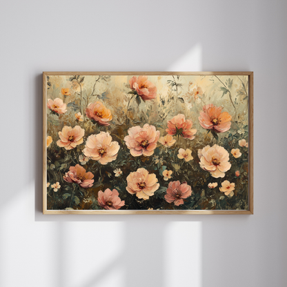 Vintage Floral Jigsaw Puzzle — Romantic Garden Puzzle