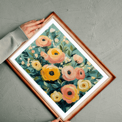 Floral Ranunculus Jigsaw Puzzle — Spring Flower Puzzle