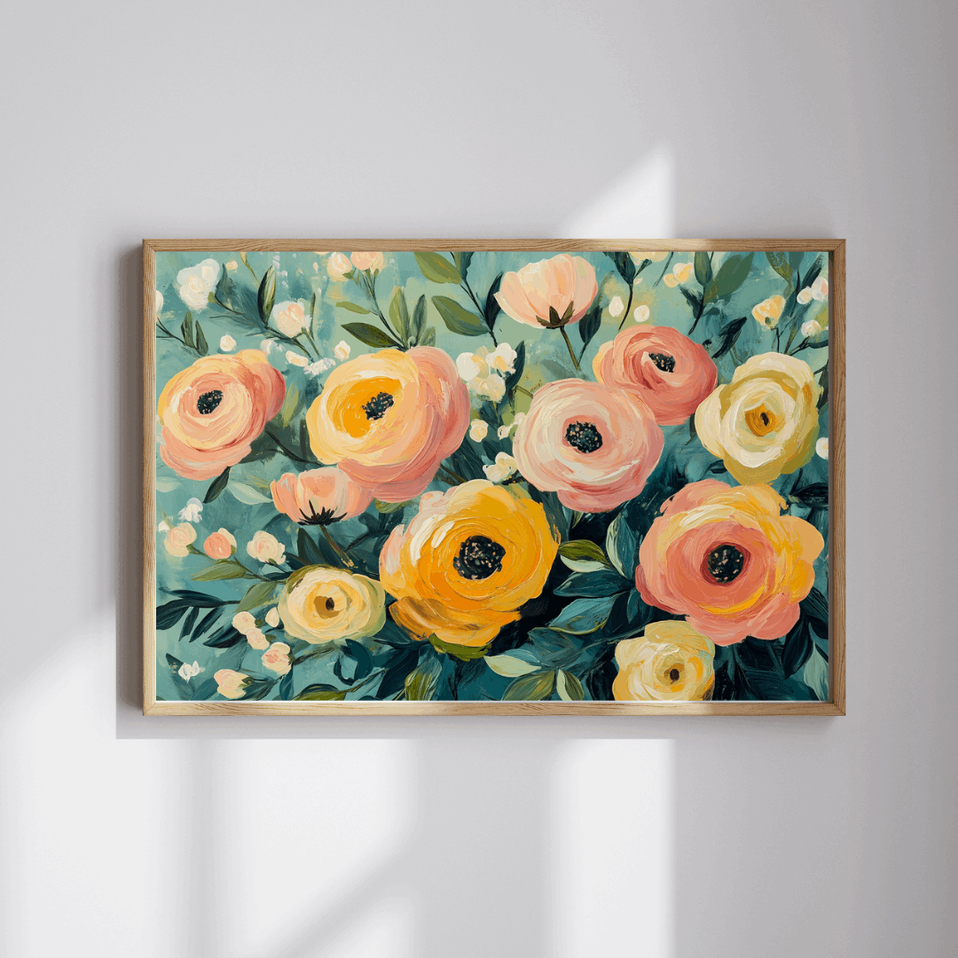 Floral Ranunculus Jigsaw Puzzle — Spring Flower Puzzle