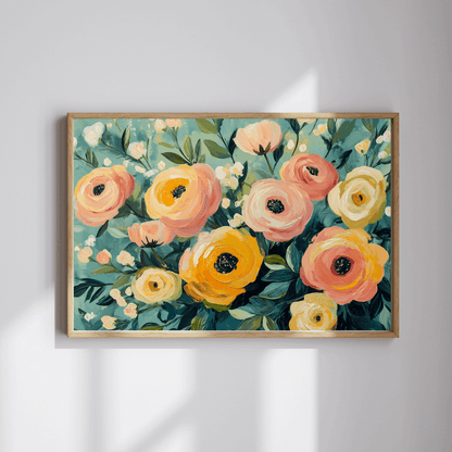 Floral Ranunculus Jigsaw Puzzle — Spring Flower Puzzle