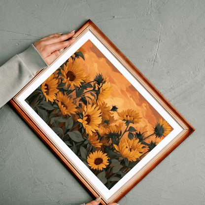 Sunflower Field Jigsaw Puzzle - Floral Puzzle